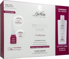 BioNike Defence Hair Fortifying Lotion Ampoules N21x6mL + Shampoo (200mL)