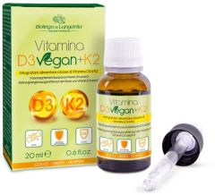 Bottega Di Lungavita Vitamin D3 Vegan + K2 (20mL)