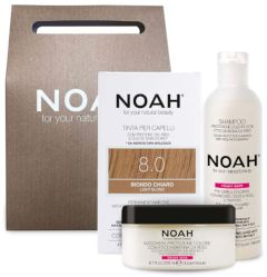 NOAH Gift Set Color Protective Shampoo & Hair Mask + Standard Hair Color 8