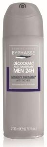 Byphasse Anti-perspirant 24h Men Spray Deodorant Groovy Paradise (200mL)