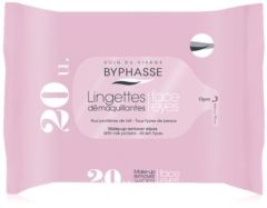 Byphasse Make-up Remover Wipes Milk Proteins All Skin Types (20pcs)