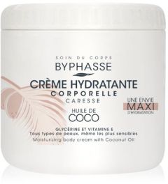 Byphasse Moisturizing Body Cream With Coconut Oil (500mL)