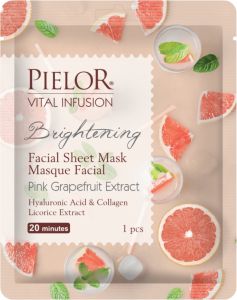 Pielor Vital Infusion Facial Sheet Mask Brightening (25mL)