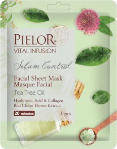 Pielor Vital Infusion Facial Sheet Mask Sebum Control (25mL)