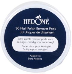 Herôme Caring Nail Polish Remover Pads (30pcs)
