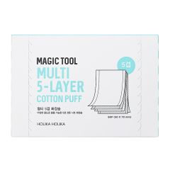 Holika Holika Magic Tool Multi (5-Layer) Cotton Puff 80 pcs