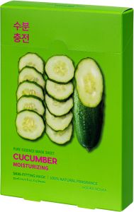Holika Holika Pure Essence Mask Sheet - Cucumber (5x23mL)