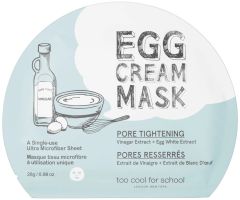 Too Cool for School Egg Cream Mask Pore Tightening (28g)