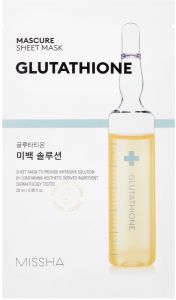 Missha Mascure Whitening Solution Sheet Mask Glutathione (28mL)