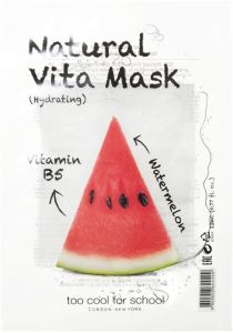 Too Cool for School Natural Vita Mask Hydrating B5/Watermelon (1pc)