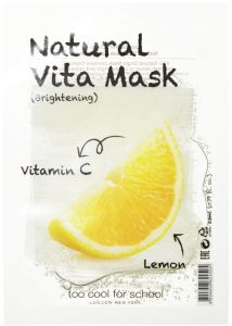Too Cool for School Natural Vita Mask Brightening C/Lemon (1pc)