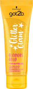 Got2b Hair Glitter Gel Glitter Glam (50mL) Glorious Gold