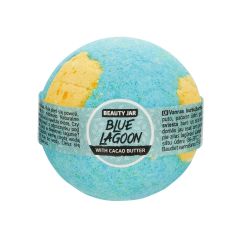 Beauty Jar Blue Lagoon Bath Bomb With Pieces Of Cacao Butter (150g)