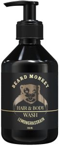 Beard Monkey Hair & Body Shampoo Lemongrass