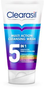Clearasil Multi Action 5 In 1 Cleansing Wash (150mL)
