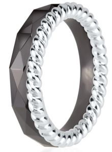 Dondella Ring Ceramic Rope 15.25 CJT22-1-R-48