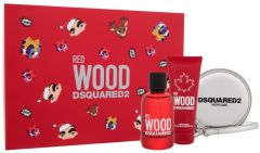 Dsquared2 Red Wood Pour Femme EDT (100mL) + SG (100mL) + Wallet