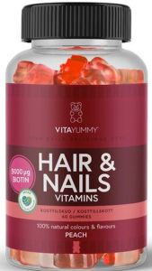 VitaYummy Hair & Nails Vitamins Peach (60pcs)