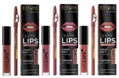 Eveline Cosmetics Ohmylips! Liquid Matt Lipstick & Lip Liner