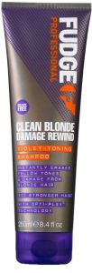 FUDGE Professional Clean Blonde Damage Rewind Violet-Toning Shampoo 