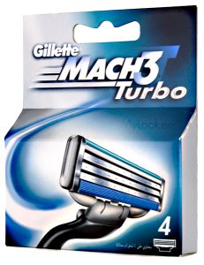 Gillette Mach 3 Turbo (x4)