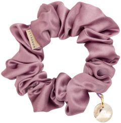 Dondella Luxury Silk Lilac Scrunchie
