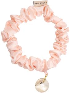 Dondella Luxury Silk Rose Scrunchie