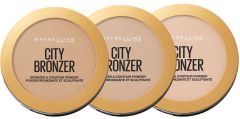 Maybelline New York City Bronze Bronzer And Contour Powder (8g) 