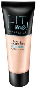 Maybelline New York Fit Me! Matte & Poreless Liquid Foundation (30mL)