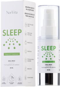 Norvita Hemp Oil & Melatonin Sleep Oral Spray (30mL)
