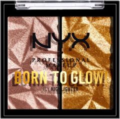 NYX Professional Makeup Born To Glow Icy Highlighter Duo (2,1g)