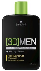 Schwarzkopf Professional 3D Men Anti Dandruff Shampoo