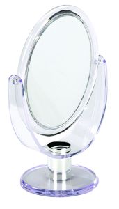 Casuelle Oval Mirror, Normal+2X Magnifying
