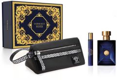 Versace Pour Homme Dylan Blue EDT (100mL) + EDT (10mL) + Cosmetic Bag