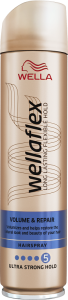 Wella Wellaflex Volume&Repair Ultra Strong Hairspray (250mL)