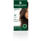 Herbatint Permanent Haircolour Gel With Organic 8 Herbal Extracts For Sensitive Skin (150mL) Ash Chestnut 4C