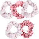 The Vintage Cosmetic Company Hair Scrunchies (5pcs) Gingham 