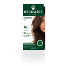 Herbatint Permanent Haircolour Gel With Organic 8 Herbal Extracts For Sensitive Skin (150mL) Chestnut 4N