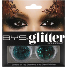 BYS Glitter Face & Body Kit Teal